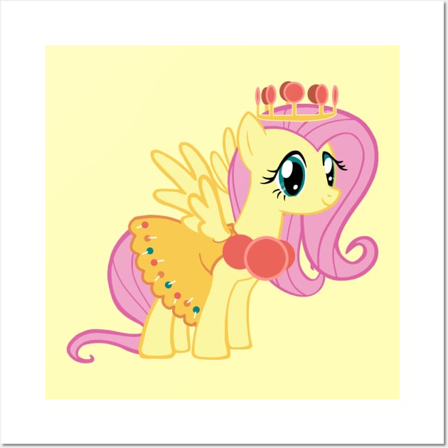 Princess Fluttershy Lolly Wall Art by AriesNamarie